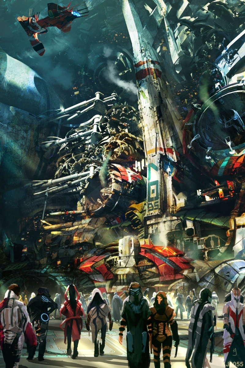 Illustration for article titled The Concept Art That Created Guardians of the Galaxy's Cosmic Locations